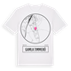 White t-shirt med Gamla Timmerö t-shirt