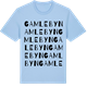 Blue Soul t-shirt med Gamlebyn ordlek t-shirt