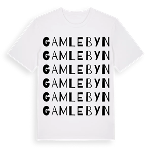 Gamlebyn ordlek t-shirt – ekologisk bomull t-shirt från Pinshirt