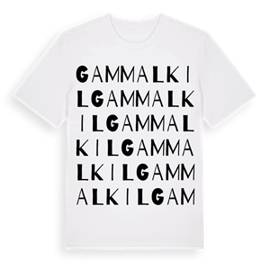 Gammalkil ordlek t-shirt – ekologisk bomull t-shirt från Pinshirt