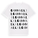 Gammalkil ordlek t-shirt