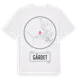 White t-shirt med Gärdet t-shirt