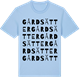 Blue Soul t-shirt med Gårdsätter ordlek t-shirt