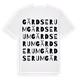 Gärdserum ordlek t-shirt