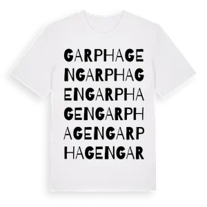 Garphagen ordlek t-shirt – ekologisk bomull t-shirt från Pinshirt