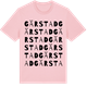 Pink Cotton t-shirt med Gärstad ordlek t-shirt