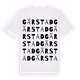 White t-shirt med Gärstad ordlek t-shirt