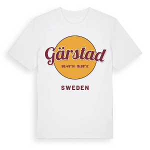 Gärstad cirkel t-shirt – ekologisk bomull t-shirt från Pinshirt
