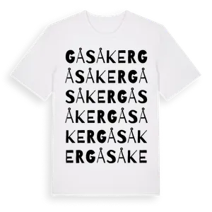 Gåsåker ordlek t-shirt – ekologisk bomull t-shirt från Pinshirt