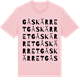Pink Cotton t-shirt med Gåskärret ordlek t-shirt