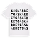 White t-shirt med Gåskärret ordlek t-shirt