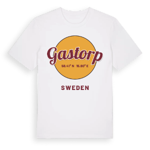Gastorp cirkel t-shirt – ekologisk bomull t-shirt från Pinshirt