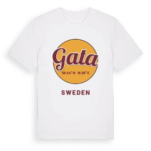Gata cirkel t-shirt – ekologisk bomull t-shirt från Pinshirt