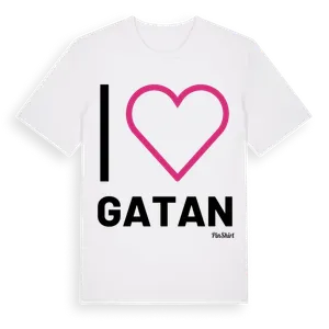 Jag älskar Gatan t-shirt stort tryck – ekologisk bomull t-shirt från Pinshirt