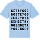 Blue Soul t-shirt med Getryggen ordlek t-shirt