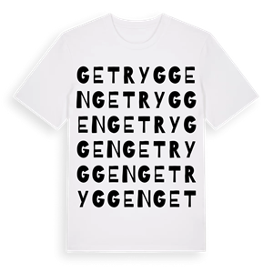 Getryggen ordlek t-shirt – ekologisk bomull t-shirt från Pinshirt