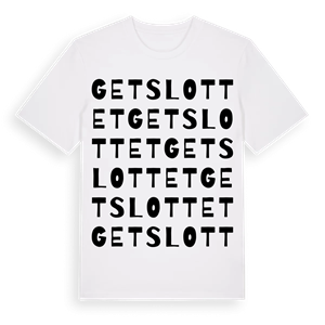 Getslottet ordlek t-shirt – ekologisk bomull t-shirt från Pinshirt