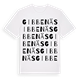 White t-shirt med Gibbenäs ordlek t-shirt