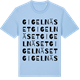 Blue Soul t-shirt med Gigelnäset ordlek t-shirt