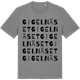 Mid Heather Gray t-shirt med Gigelnäset ordlek t-shirt