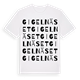 Gigelnäset ordlek t-shirt