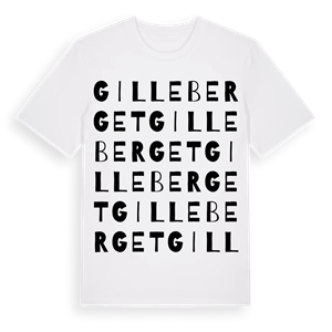 Gilleberget ordlek t-shirt – ekologisk bomull t-shirt från Pinshirt