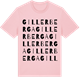 Pink Cotton t-shirt med Gillerberga ordlek t-shirt