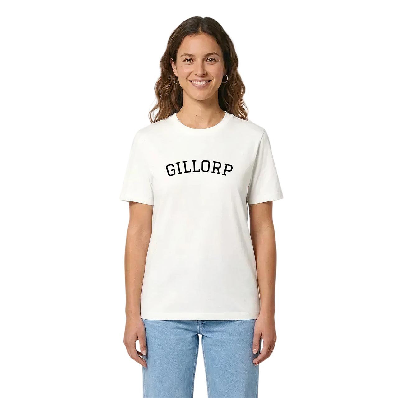 Gillorp böjd t-shirt i miljö