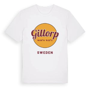 Gillorp cirkel t-shirt – ekologisk bomull t-shirt från Pinshirt