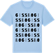 Blue Soul t-shirt med Gissbo ordlek t-shirt