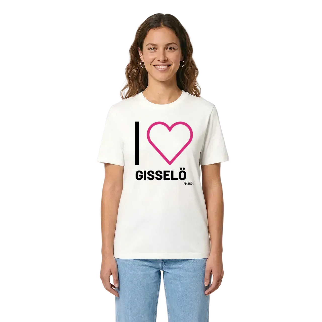 Jag älskar Gisselö t-shirt stort tryck i miljö