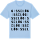 Blue Soul t-shirt med Gisselö ordlek t-shirt