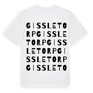 Gissletorp ordlek t-shirt – ekologisk bomull t-shirt från Pinshirt