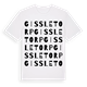 Gissletorp ordlek t-shirt