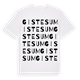 Gistesum ordlek t-shirt