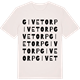 Vintage White t-shirt med Givetorp ordlek t-shirt