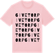 Pink Cotton t-shirt med Givetorp ordlek t-shirt