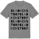 Mid Heather Gray t-shirt med Gladhemstorp ordlek t-shirt