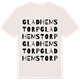 Vintage White t-shirt med Gladhemstorp ordlek t-shirt