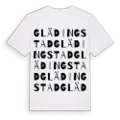 Glädingstad ordlek t-shirt