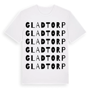 Gladtorp ordlek t-shirt – ekologisk bomull t-shirt från Pinshirt