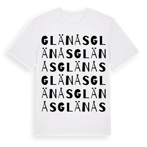 Glänås ordlek t-shirt – ekologisk bomull t-shirt från Pinshirt