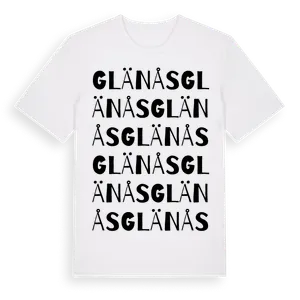 Glänås ordlek t-shirt – ekologisk bomull t-shirt från Pinshirt