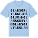 Blue Soul t-shirt med Glansgruvan ordlek t-shirt