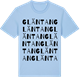 Blue Soul t-shirt med Gläntan ordlek t-shirt