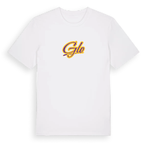 Glo baseball t-shirt – ekologisk bomull t-shirt från Pinshirt