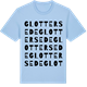 Blue Soul t-shirt med Glotters ede ordlek t-shirt