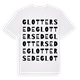 Glotters ede ordlek t-shirt