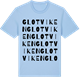 Blue Soul t-shirt med Glotviken ordlek t-shirt