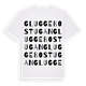Gluggebostugan ordlek t-shirt